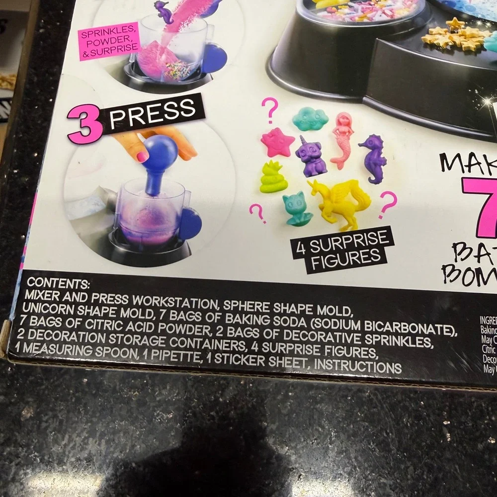 So Bomb DIY Bath Bomb Factory Kit Make 7 Bath Bombs Bonus Unicorn Style 01218